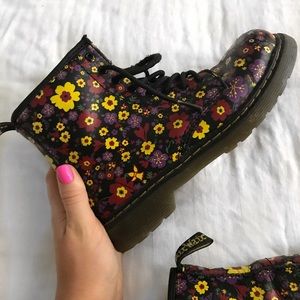 Super Trendy Floral Doc Martens!